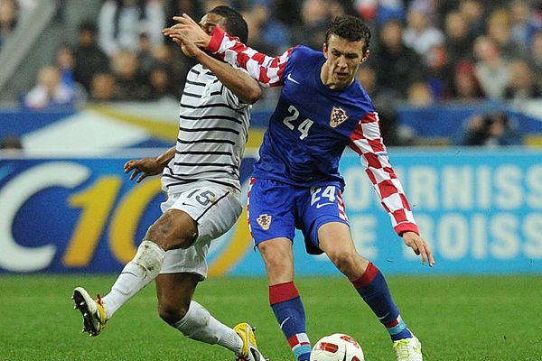 Der kroatischen Nationalspieler Ivan Perisic Der kroatischen Nationalspieler Ivan Perisic