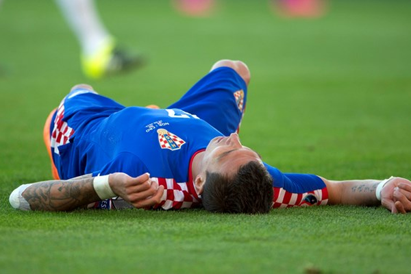 Mario Mandzukic fällt für die EM-Qualifikationsspiele gegen Bulgarien und Malta aus