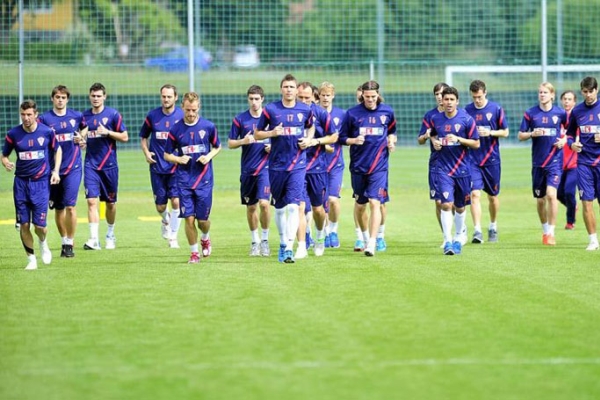 EURO 2012: Die kroatische Nationalmannschaft in Bad Tatzmannsdorf