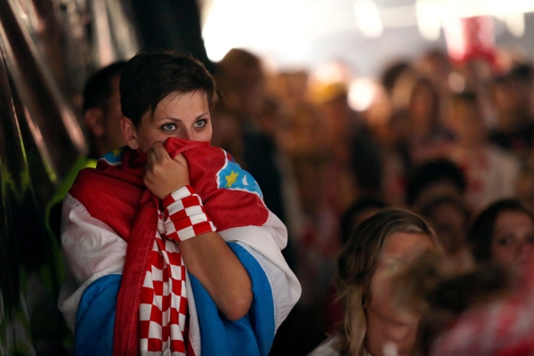 EURO 2012: So sahen die kroatischen Fans das 1:1 Unentschieden gegen Italien