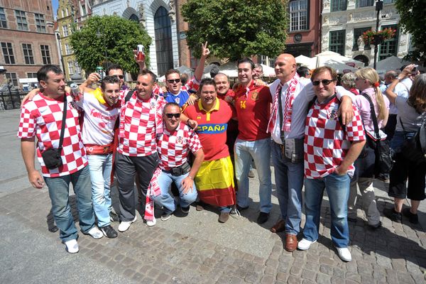 EURO 2012: Eindrücke aus Danzig vor dem Spiel gegen Spanien
