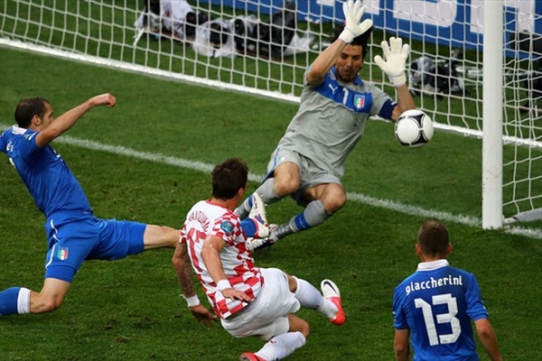 EURO 2012: Kroatien gegen Italien, die Tore im Video!