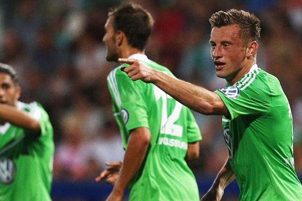 Der kroatische Nationalspieler Ivica Olic im Diensten vom VfL Wolfsburg