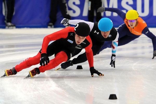 Shorrtrack Weltcup in Dresden