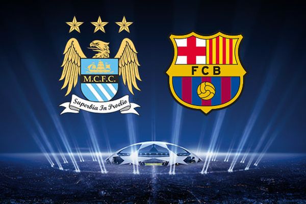 Champions League-Achtelfinale: Manchester City gegen FC Barcelona