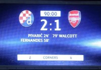 Champions League: Dinamo Zagreb gewinnt 2:1 gegen den FC Arsenal