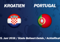 EM 2016: Kroatien gegen Portugal live in der ZDF und im Livestream